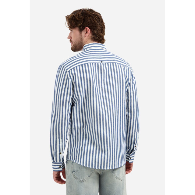 No Excess Shirt vertical big stripe with linen dessin 5309.39.0030 large