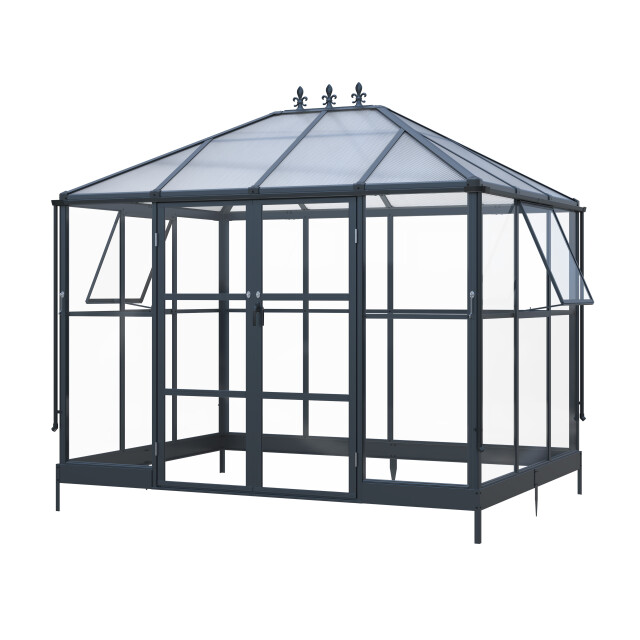 Westmann Suprema m aluminium orangerie broeikas 215x284x243 cm 3574667 large