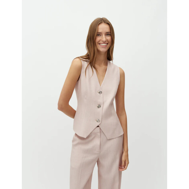 mbyM Arlise-m gilet rose red light melange - Arlise-M Gilet Rose Red Light Melange - MbyM large