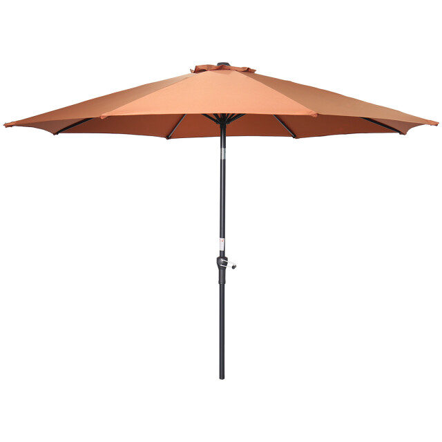 Garden Impressions Lotus parasolset Ø300 cm koper met voet en hoes 3626945 large