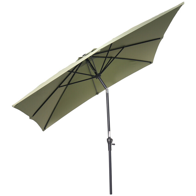 Garden Impressions Lotus parasolset 250x250 met voet en hoes 3626182 large