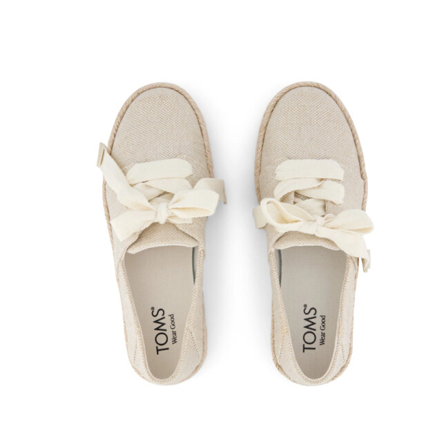 Toms 10023062 carolina lace up champagne 10023062 large