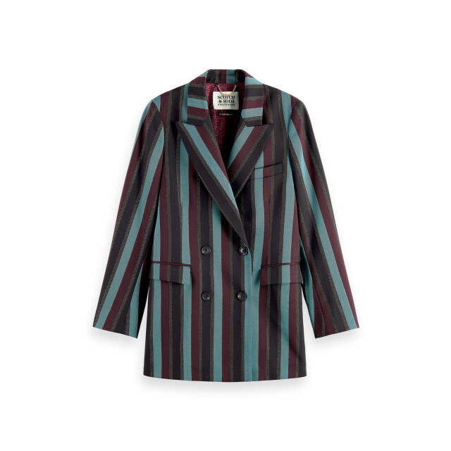 Scotch & Soda Striped double breasted blazer Striped double breasted blazer large