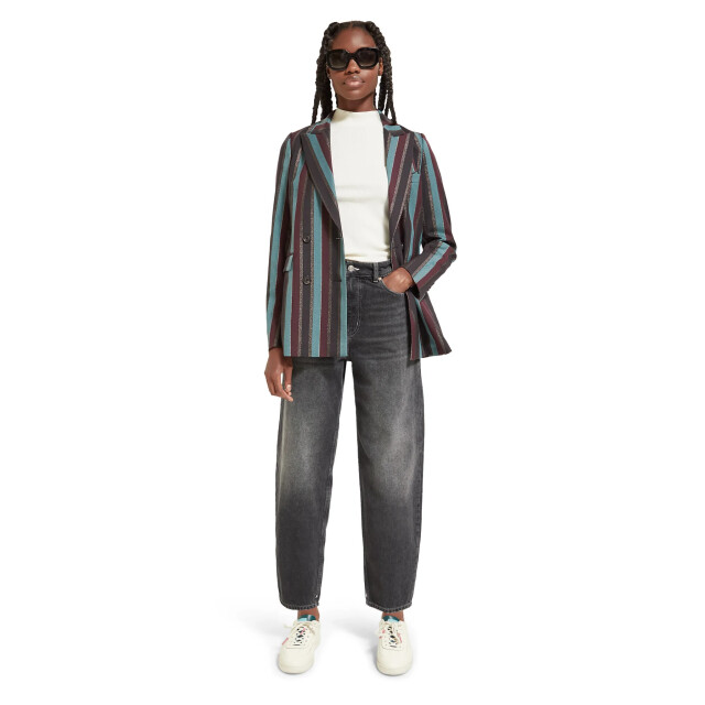 Scotch & Soda Striped double breasted blazer Striped double breasted blazer large