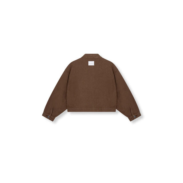 Refined Department R2602473889 ladies woven oversized studded jeans jacket honni R2602473889 ladies woven oversized studded  jeans jacket HONNI large