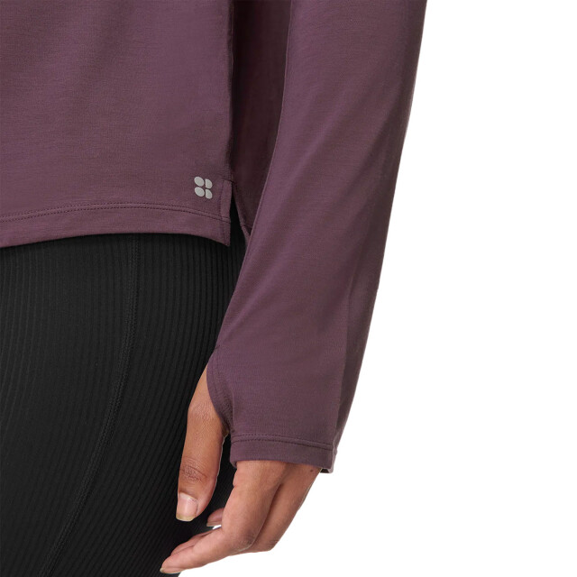 Sweaty Betty Soft flow studio long sleeve top SB9989 large
