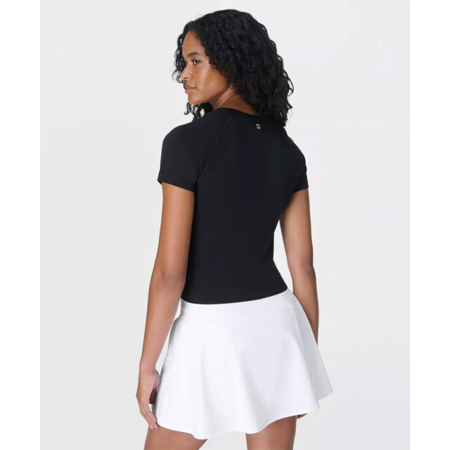 Sweaty Betty Athlete crop seamless workout t-shirt SB10127 large