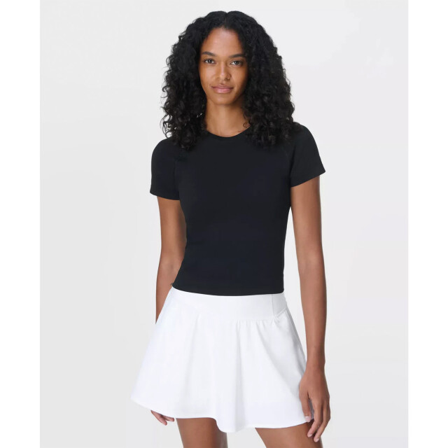 Sweaty Betty Athlete crop seamless workout t-shirt SB10127 large