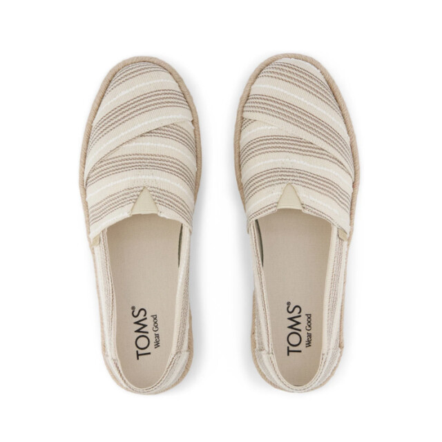 Toms 10023038 alpargata natural met/stripe 10023038 large
