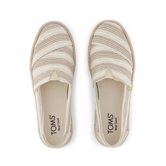 Toms 10023038 alpargata natural met/stripe 10023038 large