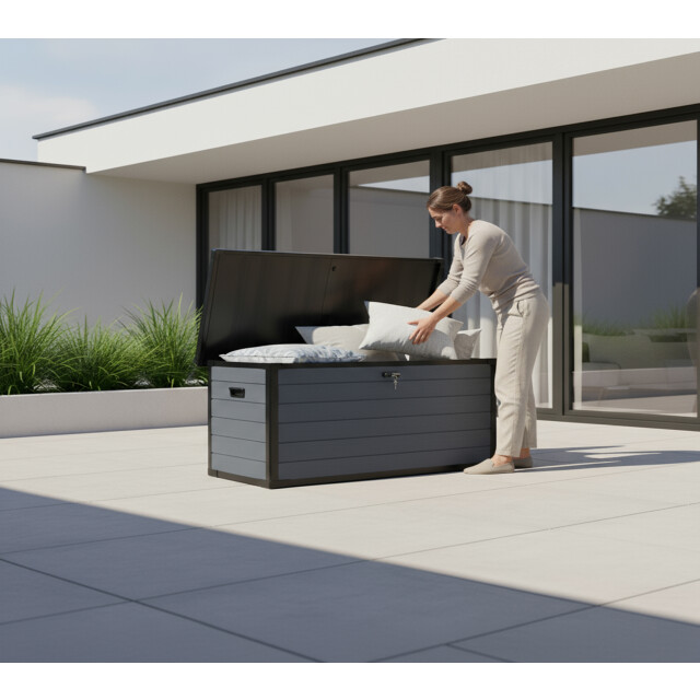 Westmann Silva kunststof opbergbox xxl voor in de tuin 570 liter 3577791 large