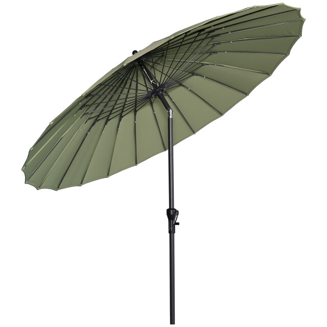 Garden Impressions Manilla parasolset olijf met voet 30 kg en hoes 3626176 large