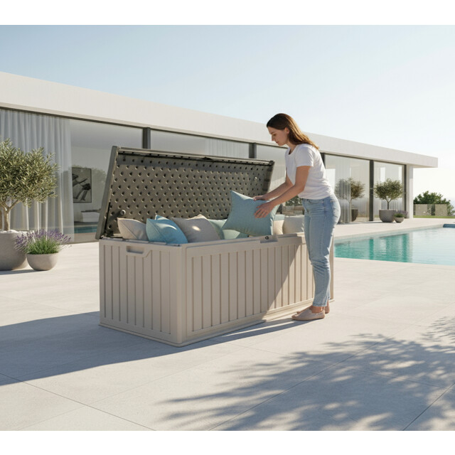 Westmann Alba kunststof opbergbox voor in de tuin 380 liter 3577790 large
