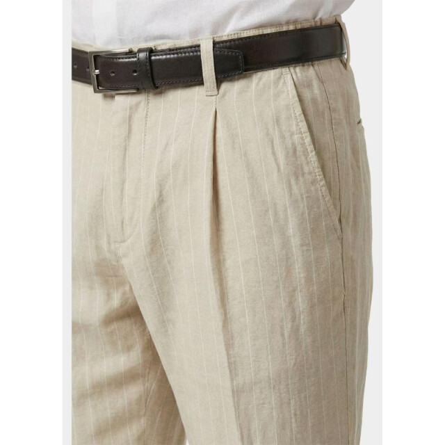 Bos Bright Blue Linnen broek summer pant 5099.426/23a 199746 large