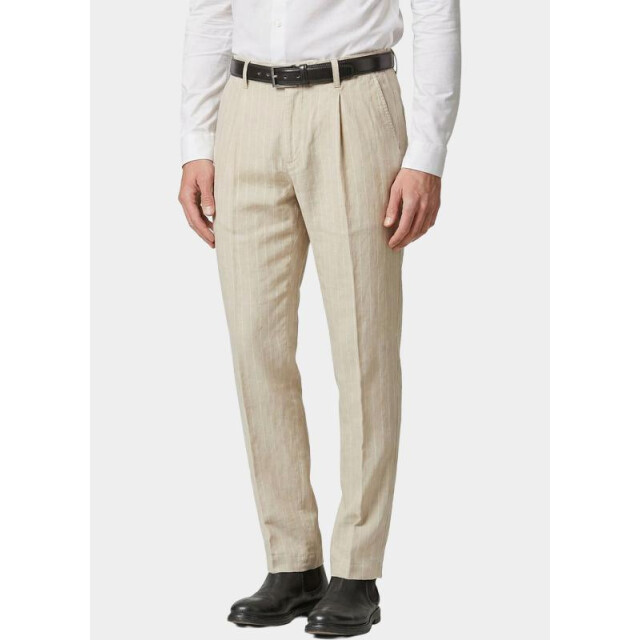 Bos Bright Blue Linnen broek summer pant 5099.426/23a 199746 large