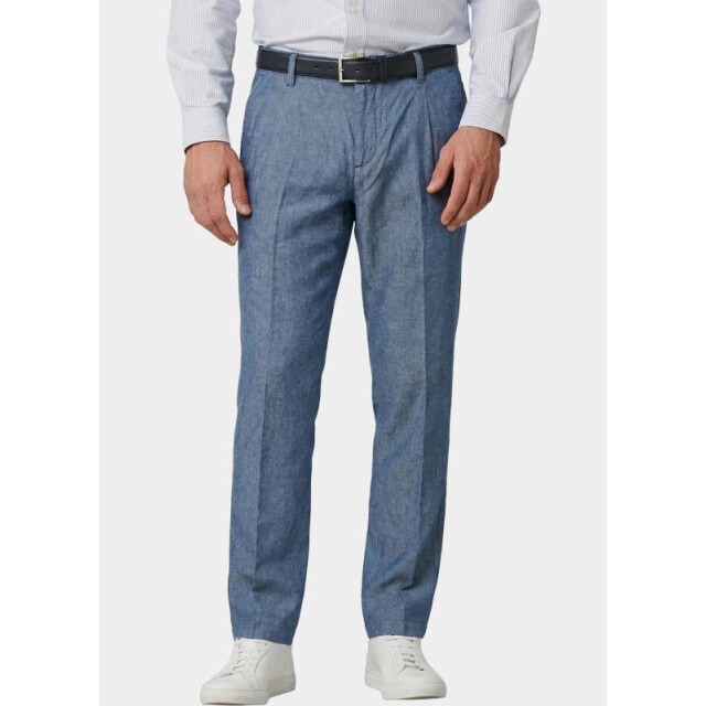 Bos Bright Blue Linnen broek summer pant 5510.426/24d 199745 large