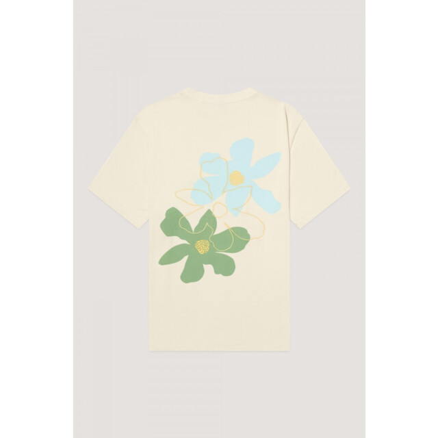 Kultivate 2601020208 ts flowers 226 egret t-shirt kultiv 226 Egret/2601020208 TS FLOWERS large