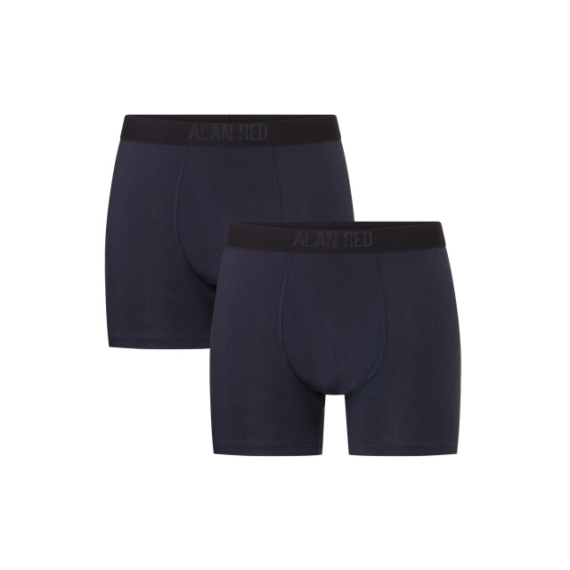 Alan Red Heren boxershorts 2-pack effen donker AR-7040/206 large