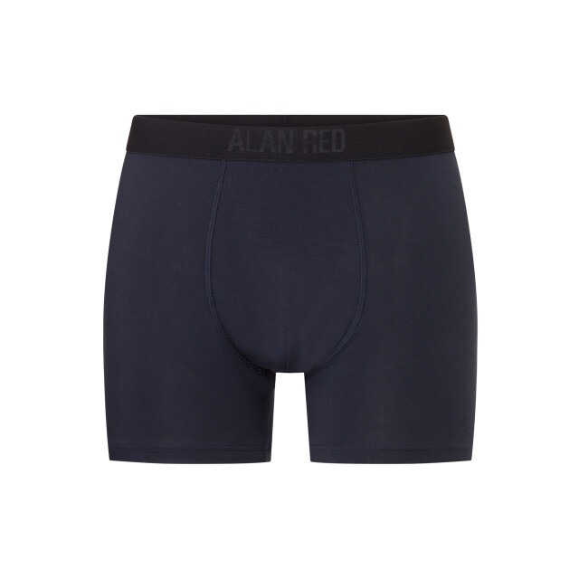 Alan Red Heren boxershorts 2-pack effen donker AR-7040/206 large