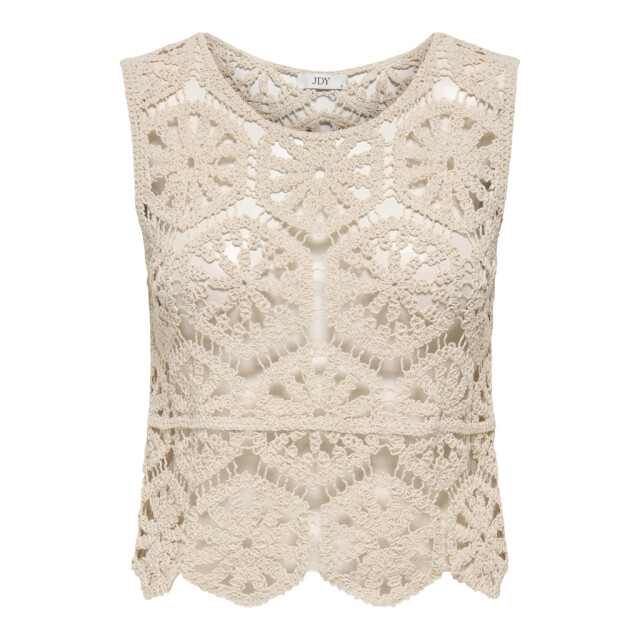 Jacqueline de Yong Jdyvic sl o-neck top knt beige 4381.05.0005 large