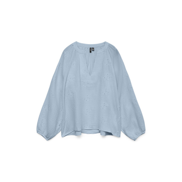 Vero Moda Vmnatali ls emb top wvn noos licht 4389.31.0017 large