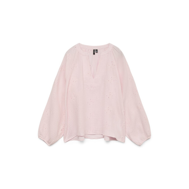 Vero Moda Vmnatali ls emb top wvn noos licht 4389.61.0027 large