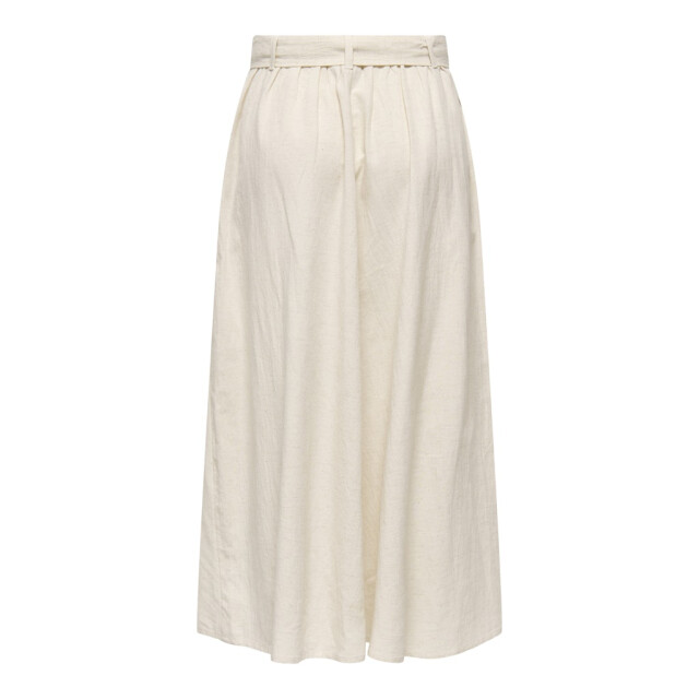 Jacqueline de Yong Jdymilan linen hw belted skirt wvn dia beige 4479.05.0004 large