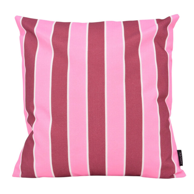 NOVÉE Sierkussen sunset stripe pink outdoor | 45x45 cm | katoen/polyester 3620070 large