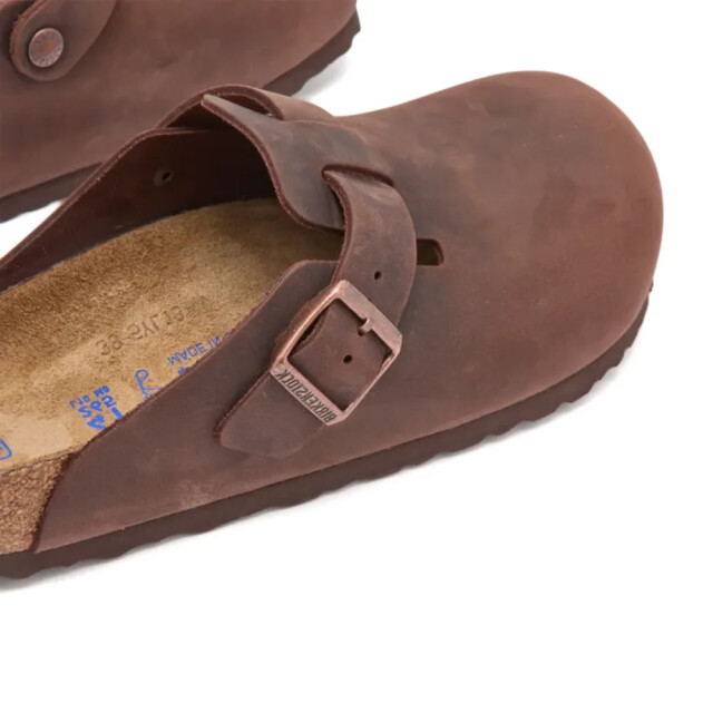 Birkenstock Boston nu oiled soft footbed smal habana unisex instapper 159713 large