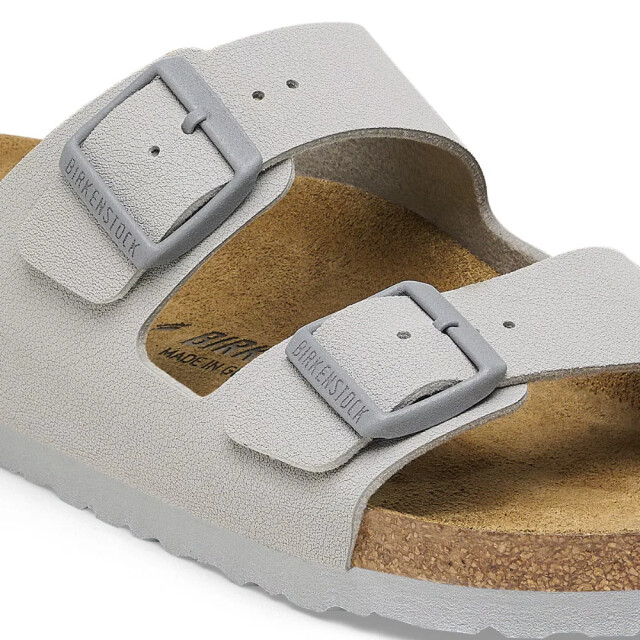 Birkenstock Arizona birko-flor smal voetbed grijze unisex slipper 1027696 large