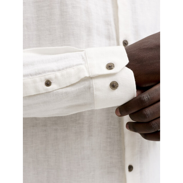 Jack & Jones Jprblaparker linen blend ls shirt off-white 5309.02.0010 large