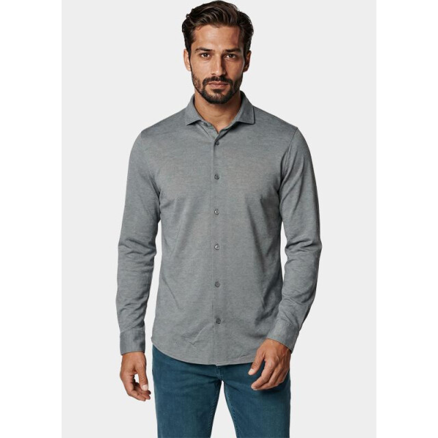 Innocente Overhemd heren van jersey met cutaway boord 3505/indigo 185104 large