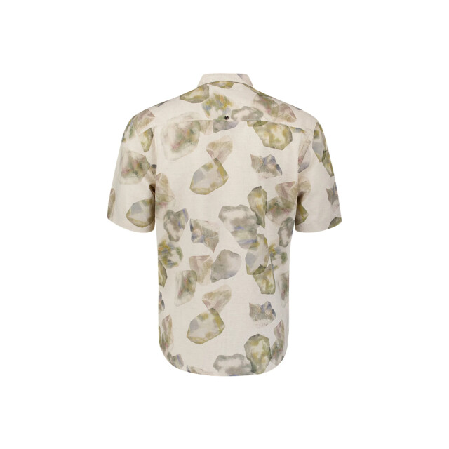 No Excess Shirt short sleeve allover printed green 31440385-050 large