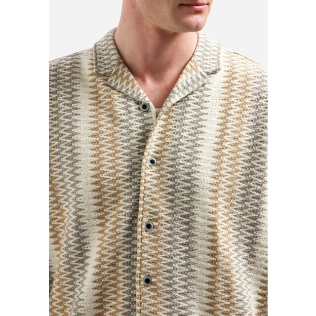 No Excess Shirt short sleeve jacquard fancy z kit 31490305-013 large