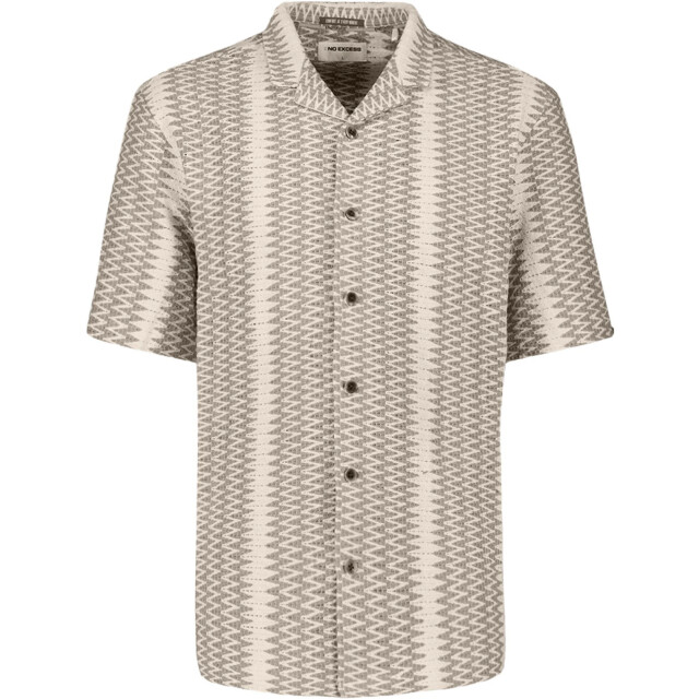 No Excess Shirt short sleeve jacquard fancy z kit 31490305-013 large