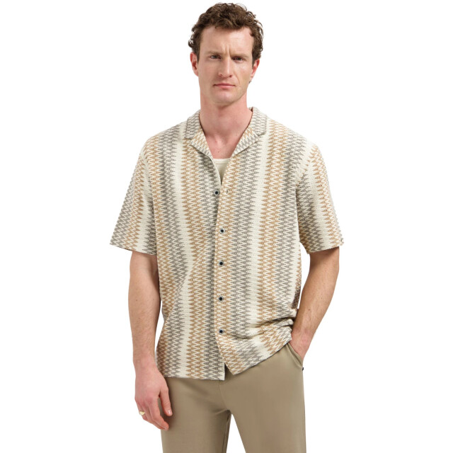 No Excess Shirt short sleeve jacquard fancy z kit 31490305-013 large