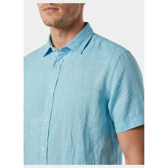 Blue Coast Overhemd korte mouw heren 100% linnen, regular fit 115l/0016 207596 large