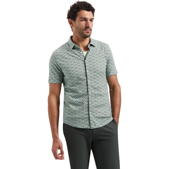No Excess Shirt short sleeve jersey allover p green 31440334SN-050 large