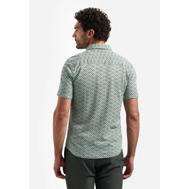 No Excess Shirt short sleeve jersey allover p green 31440334SN-050 large