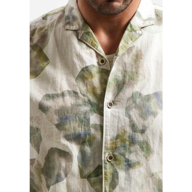 No Excess Shirt short sleeve allover printed green 31440385-050 large