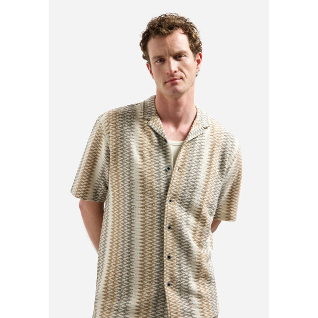 No Excess Shirt short sleeve jacquard fancy z kit 31490305-013 large