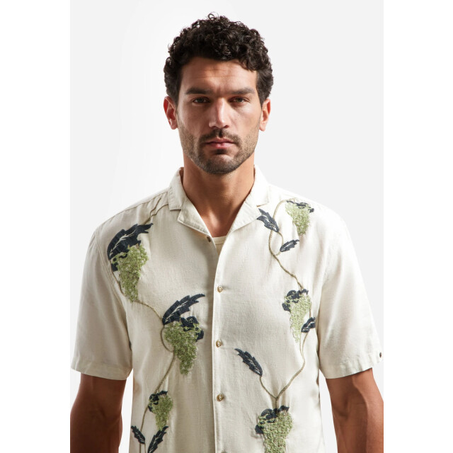 No Excess Shirt short sleeve placed embroider green 31440353-050 large