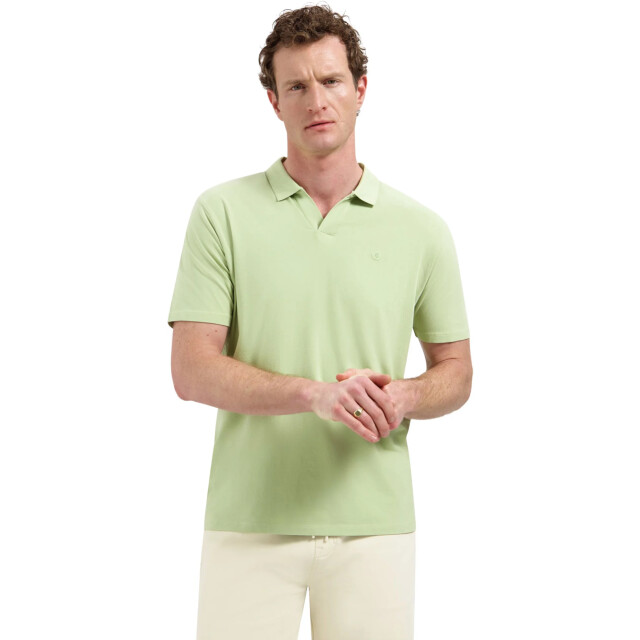 No Excess Polo v-collar clean green 31380306-050 large