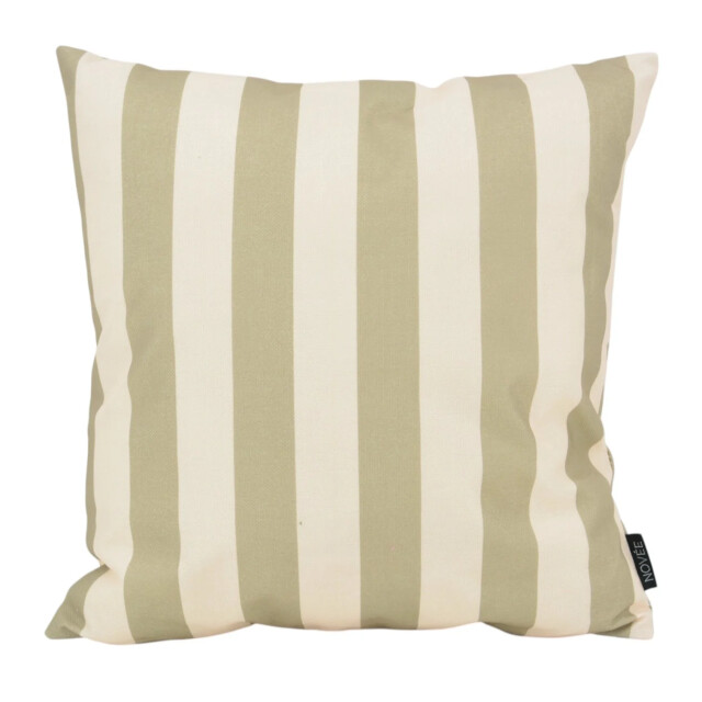 NOVÉE Sierkussen sunset stripe olive outdoor | 45x45 cm | katoen/polyester 3620067 large