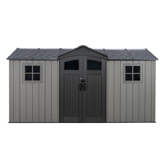 Lifetime Kentucky kunststof tuinschuur met vloer 206x427 cm - 3580686 large