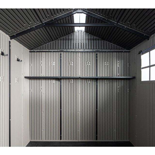 Lifetime Kentucky kunststof tuinschuur met vloer 206x427 cm - 3580686 large