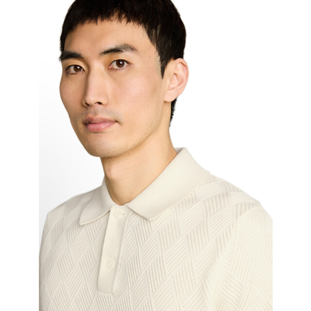 Tom Tailor Open structure knit polo 1050758 large