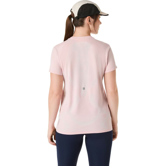 Asics Road seamless ss top hardloop t-shirt korte mouw zomer dames - 075314_700-L large