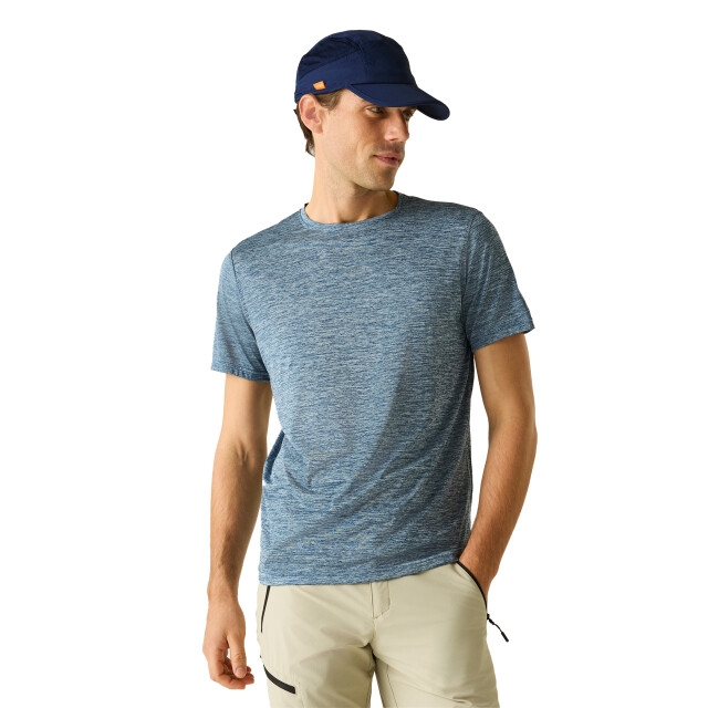 Regatta Heren fingal edition marl t-shirt UTRG5795_chinablue large