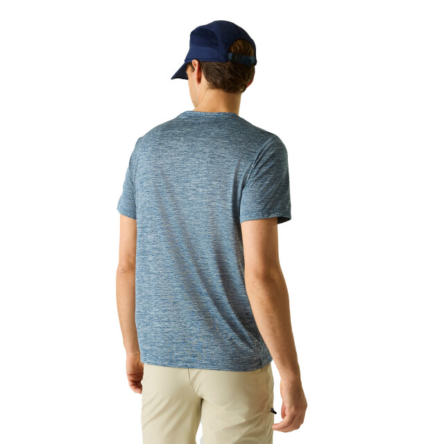 Regatta Heren fingal edition marl t-shirt UTRG5795_chinablue large
